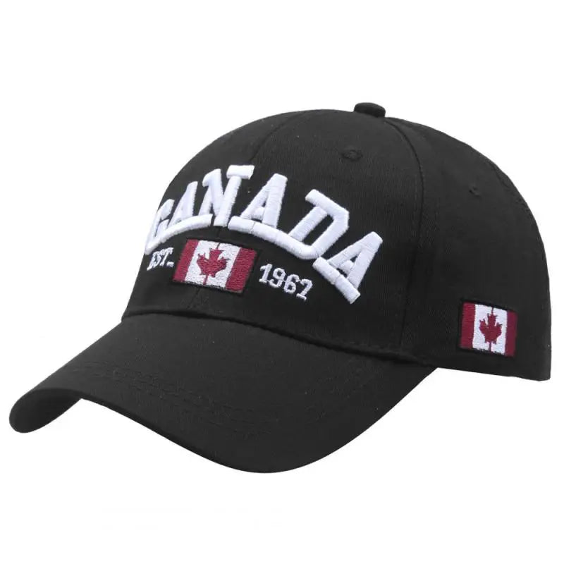 Canada Embroidered Baseball Cap - Premium Snapback Dad Hat