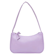 Retro Bow Handbag – Structured PU Leather Shoulder Bag | OWNLUXE
