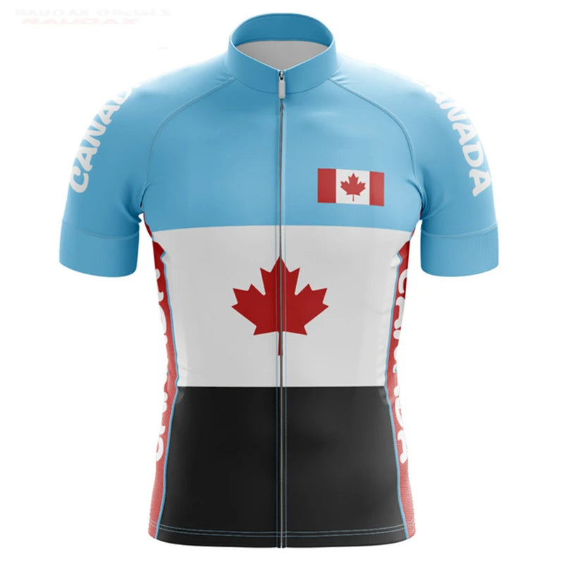 Canada Cycling Jersey 2026 - Quick Dry Performance Shirt