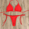 Women's Adjustable Solid Bikini Set | OWNLUXE