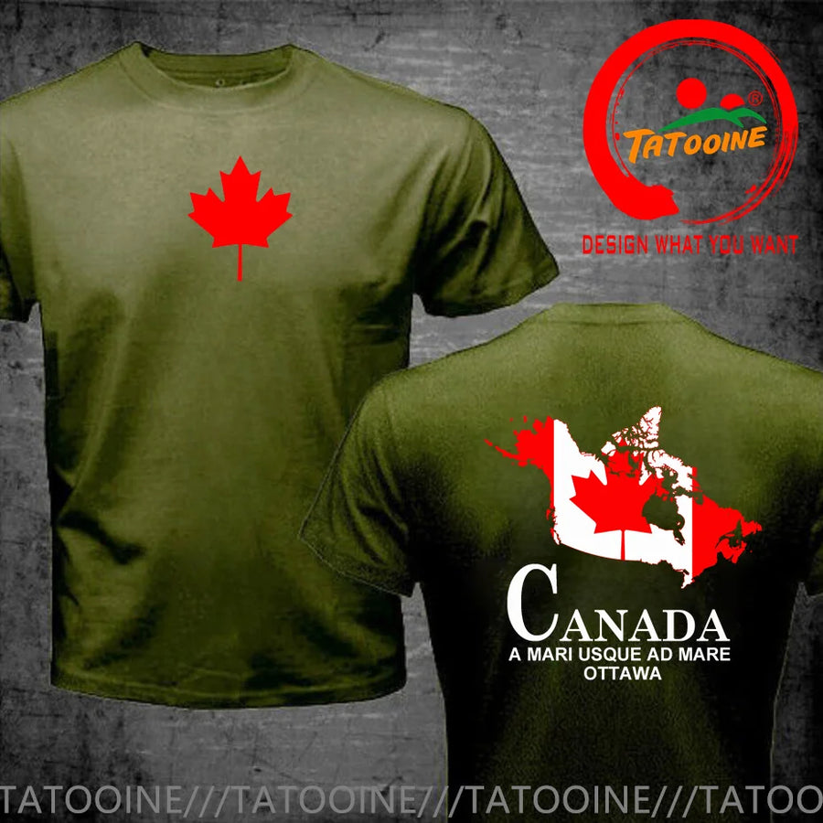 Canada Day Graphic T-Shirt | Maple Leaf & Flag Tee | OWNLUXE