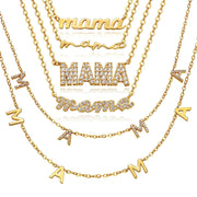 Mama Letter Necklace – Meaningful Everyday Gift (Style 1) | OWNLUXE