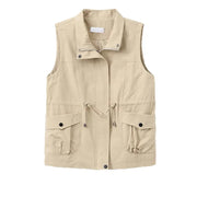 Vest Relaxed-Fit Cotton Sleeveless Coat | OWNLUXE