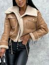 Cotton Vintage Leather Cardigan | OWNLUXE