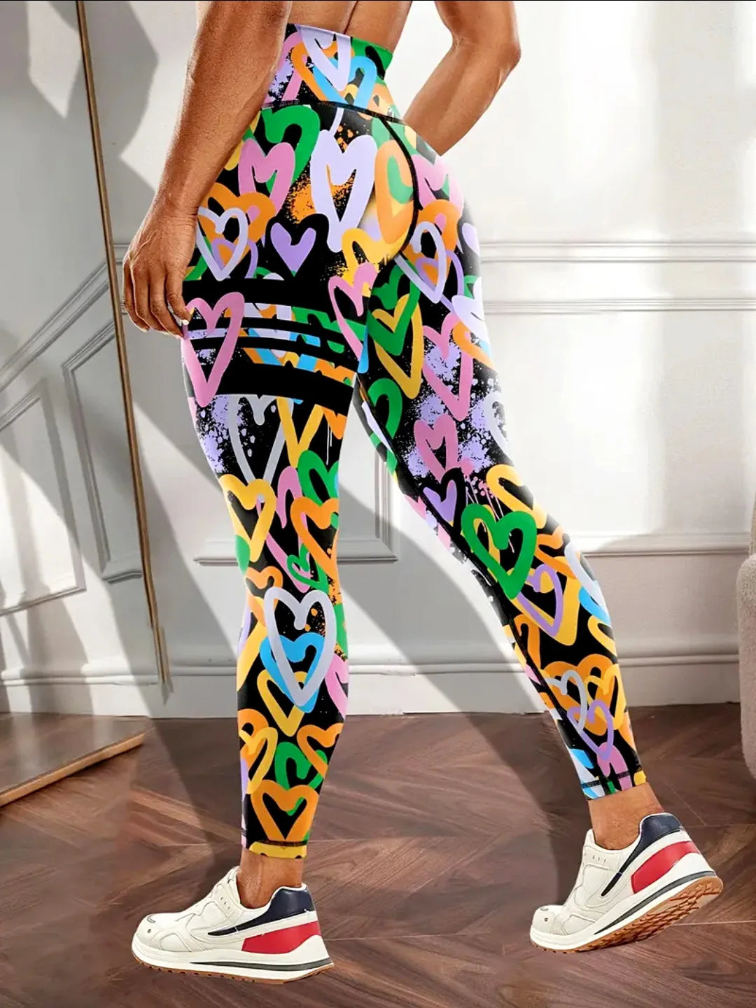 Seamless High-waisted Nude Felling Printed Pants Women's | OWNLUXE