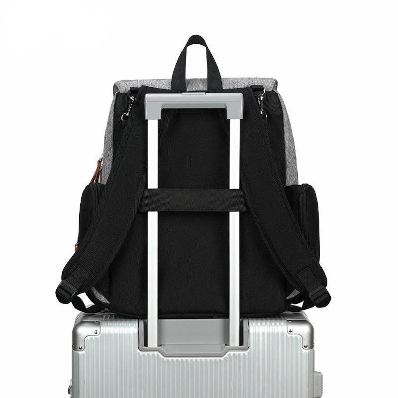 Large-Capacity Diaper Backpack – Travel Ready | OWNLUXE