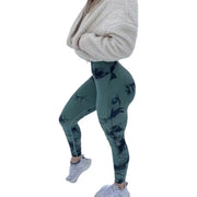 Tie-Dye Seamless High-Waist Yoga Leggings | OWNLUXE