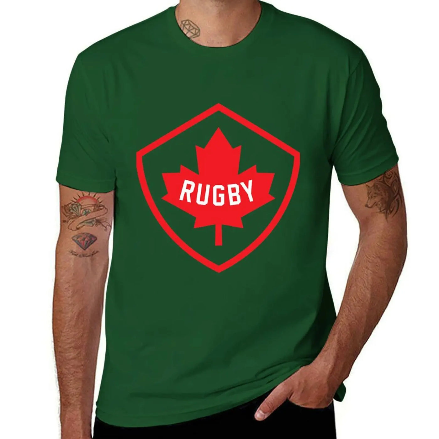 Canada Rugby Graphic T-Shirt – Oversized Plus Size | OWNLUXE