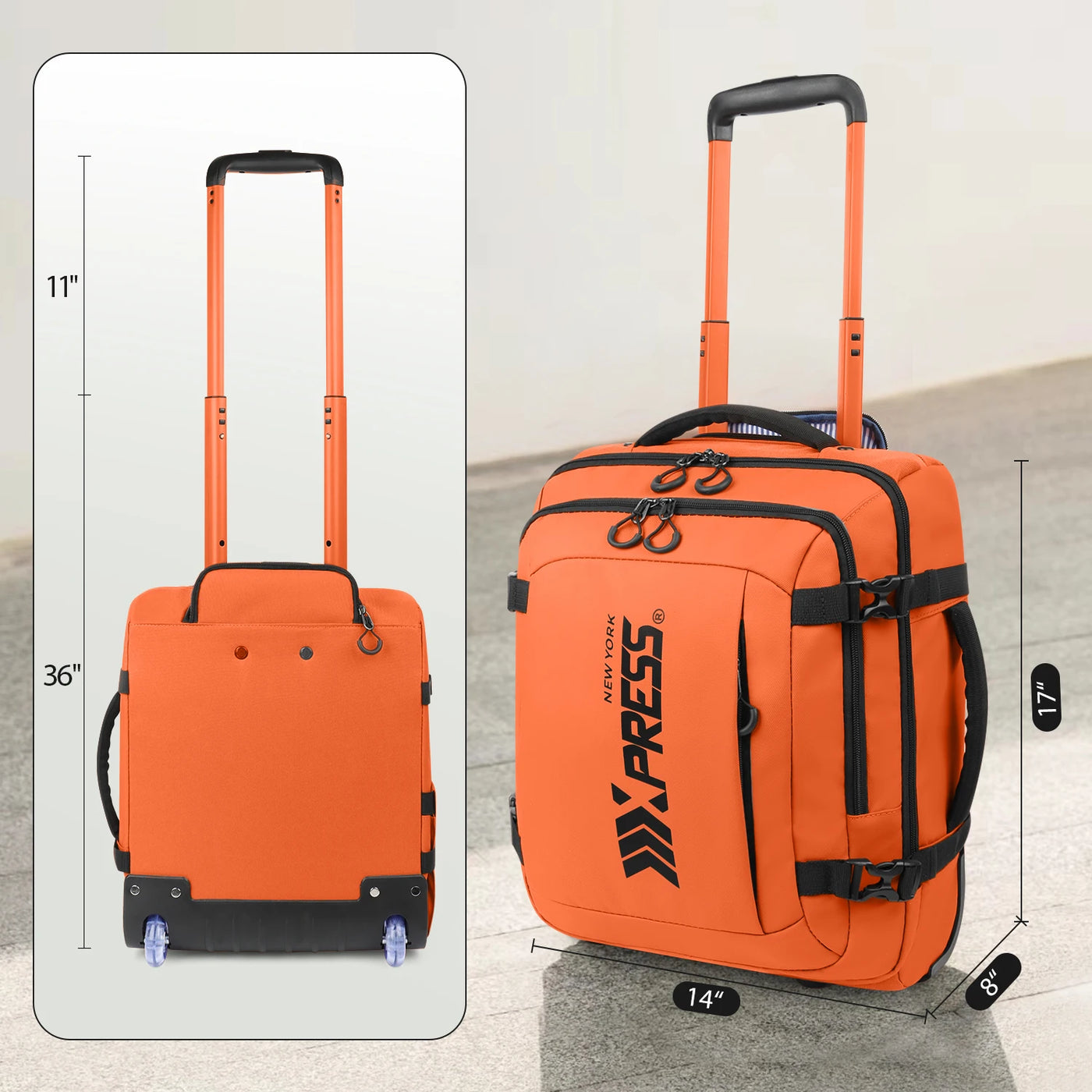Compact Carry-On Luggage – Lightweight & Waterproof