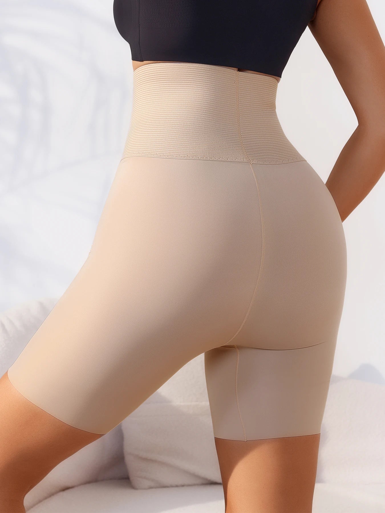 High Waisted Tummy Control Shapewear Shorts with Hip Lift
