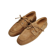 Women's Round Toe Lace Leather Loafers – Shop at OWNLUXE