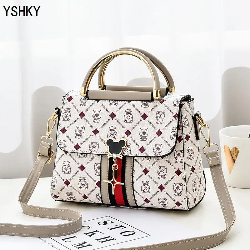 Soft PU Tote & Crossbody Bag – Versatile Flap Handbag