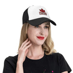 Load image into Gallery viewer, Make Canada Strong Baseball Cap – Unisex Mesh Trucker Snapback
