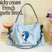 Nylon Embroidered Tote Bag – Shop at OWNLUXE