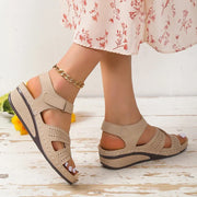 Women's Platform Wedge Plus-Size Sandals – Shop at OWNLUXE