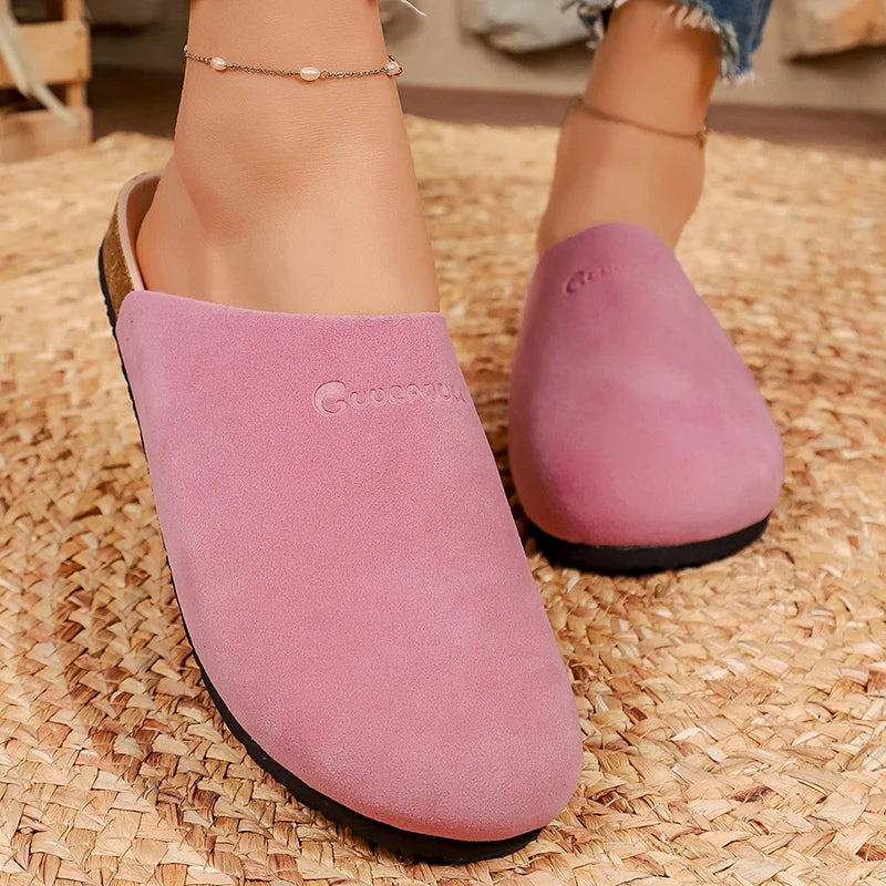 Women's Closed Toe Plus-Size Vintage Slippers – Shop at OWNLUXE