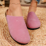 Women's Closed Toe Plus-Size Vintage Slippers – Shop at OWNLUXE