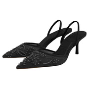 Women's Pointed Toe Stiletto Mesh Heels – Shop at OWNLUXE