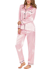 Two-Piece Satin Pajama Set (Style 4) – Shop at OWNLUXE