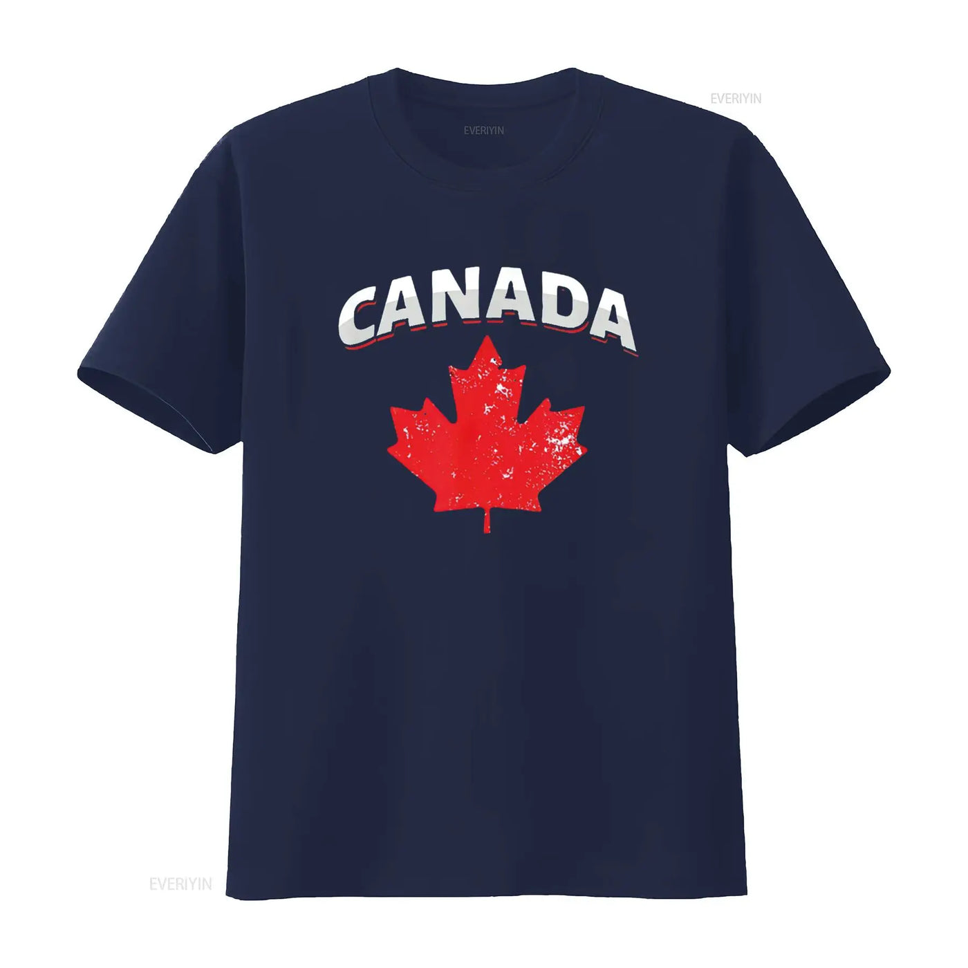 Canadian Red Maple Leaf T-Shirt – Vintage Washed Toronto Patriotic Tee | OWNLUXE