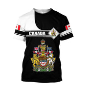 Canada Flag Camo Skull Graphic Tee – Military Street Style | OWNLUXE