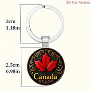 Canadian Maple Leaf Keychain | OWNLUXE