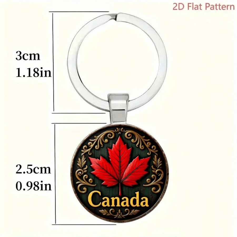 Canadian Maple Keychain | OWNLUXE