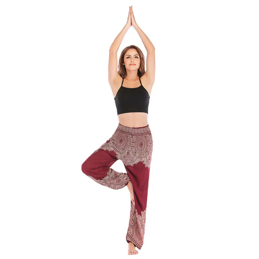 Women’s High-Waist Floral Bloomers – Loose, Lightweight & Boho