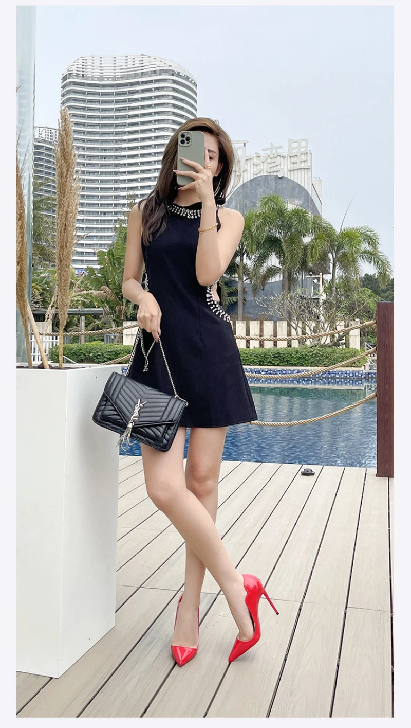 Women’s Black Pointed Toe Stiletto High Heels