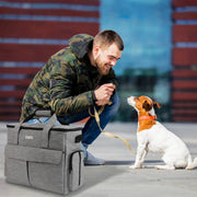 Foldable Pet Travel Carrier – Breathable Soft-Sided Cat & Dog Bag