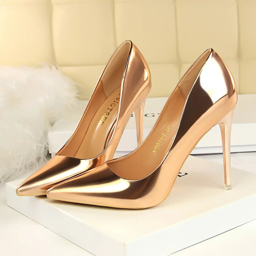 Women's Stiletto Leather Pumps | OWNLUXE