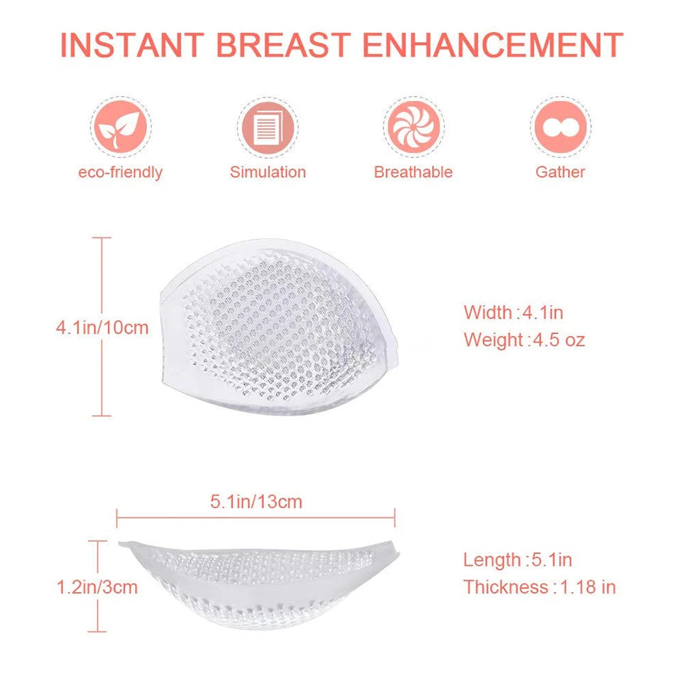 Adhesive Silicone Push-Up Bra Inserts | OWNLUXE