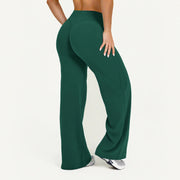 Mid-Waist Yoga Pants – Straight Leg Active