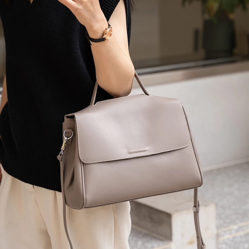 Adjustable Cowhide Leather Crossbody Bag – Shop at OWNLUXE