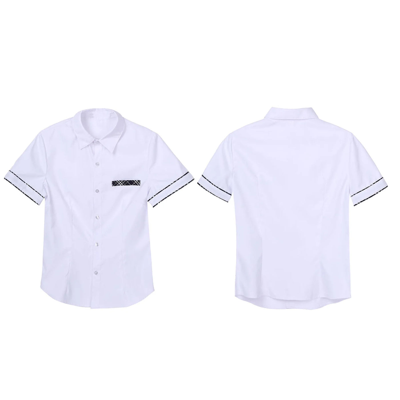 School Uniform Costume Set – 3-Piece Shirt, Skirt & Tie