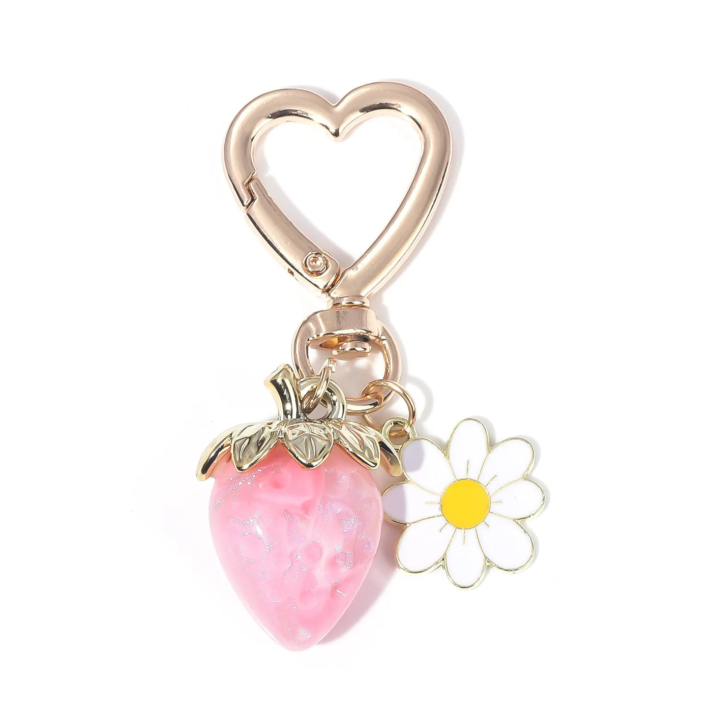 Timeless Heart Keychain for Mom in Stainless Steel