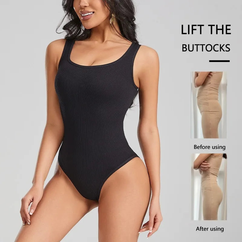 Women's Seamless Tummy Control Shaper Bodysuit