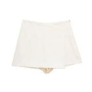 Zip-Up Vintage High-Waist Skirt | OWNLUXE