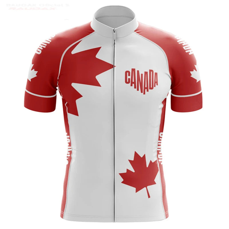 Canada Cycling Jersey 2026 - Quick Dry Performance Shirt