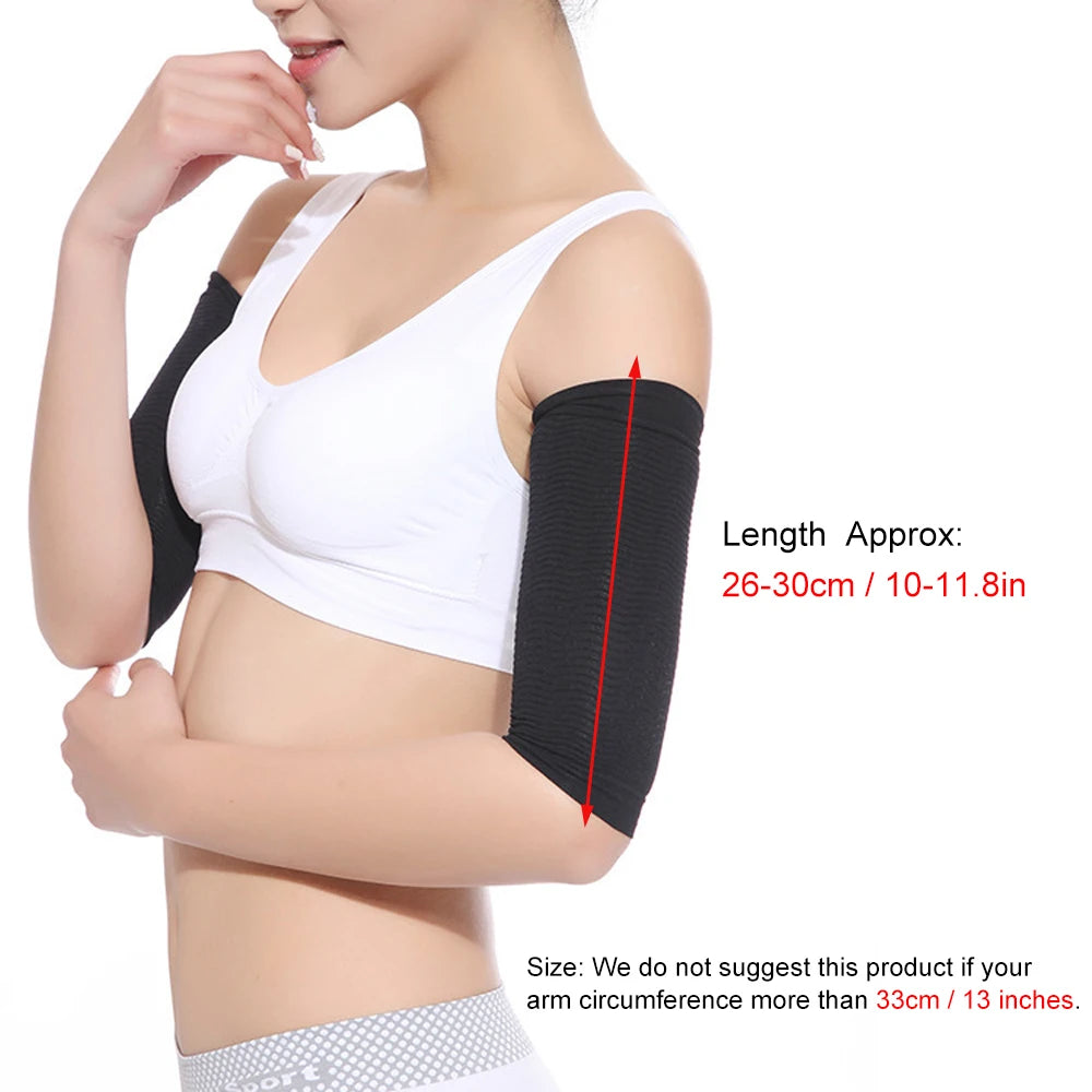 Arm Slimming Compression Sleeves – Shaping Wraps (1 Pair) | OWNLUXE