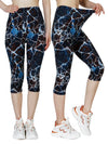 Cuhakci Summer Digital Printing Cropped Pants Soft Leggings | OWNLUXE
