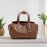 Genuine Leather Mini Boston Bag | OWNLUXE