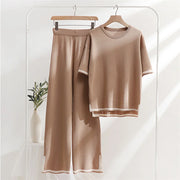 Two-Piece Knit Pajama Set – Shop at OWNLUXE
