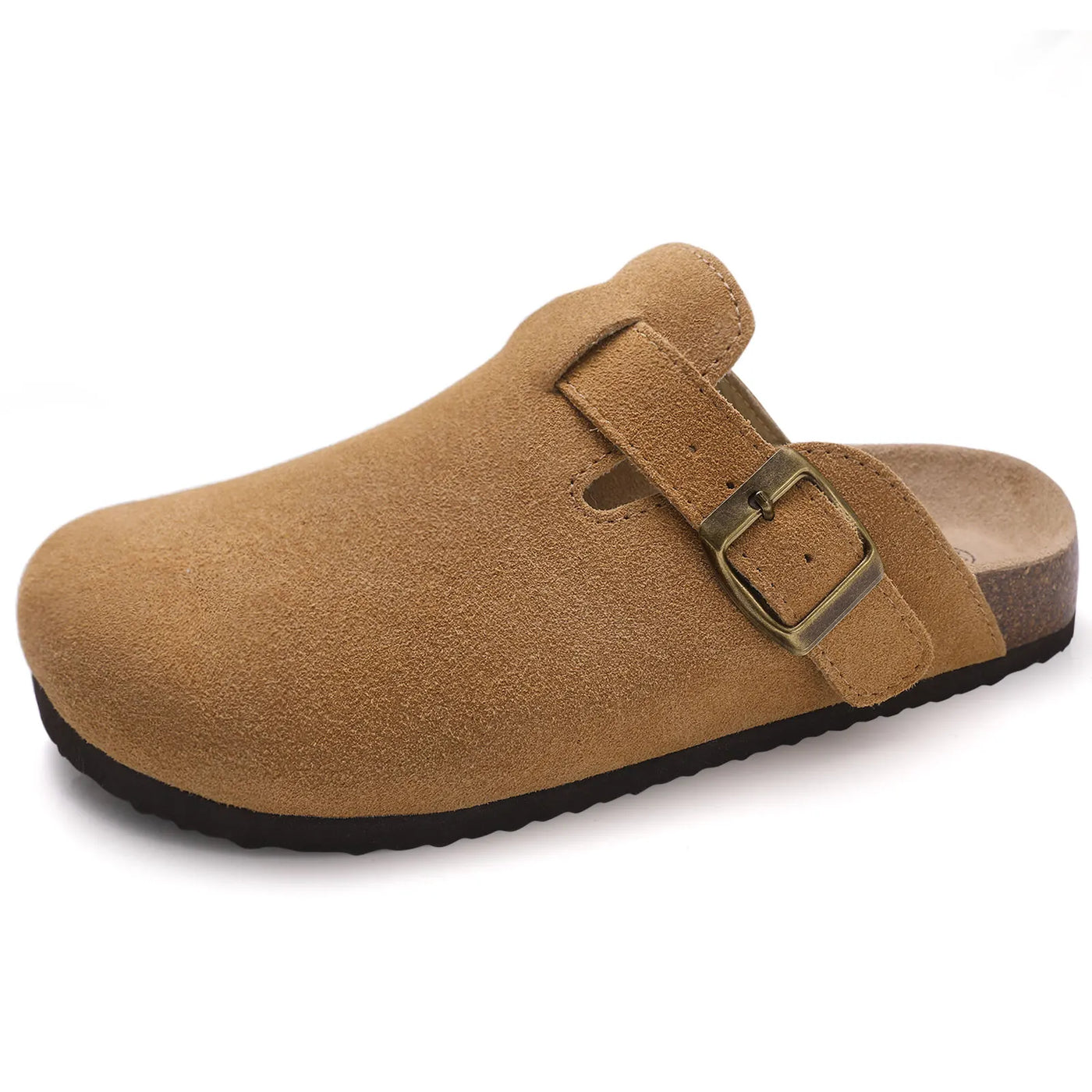Women's Adjustable Leather Slippers (Black No Strap) – Shop at OWNLUXE