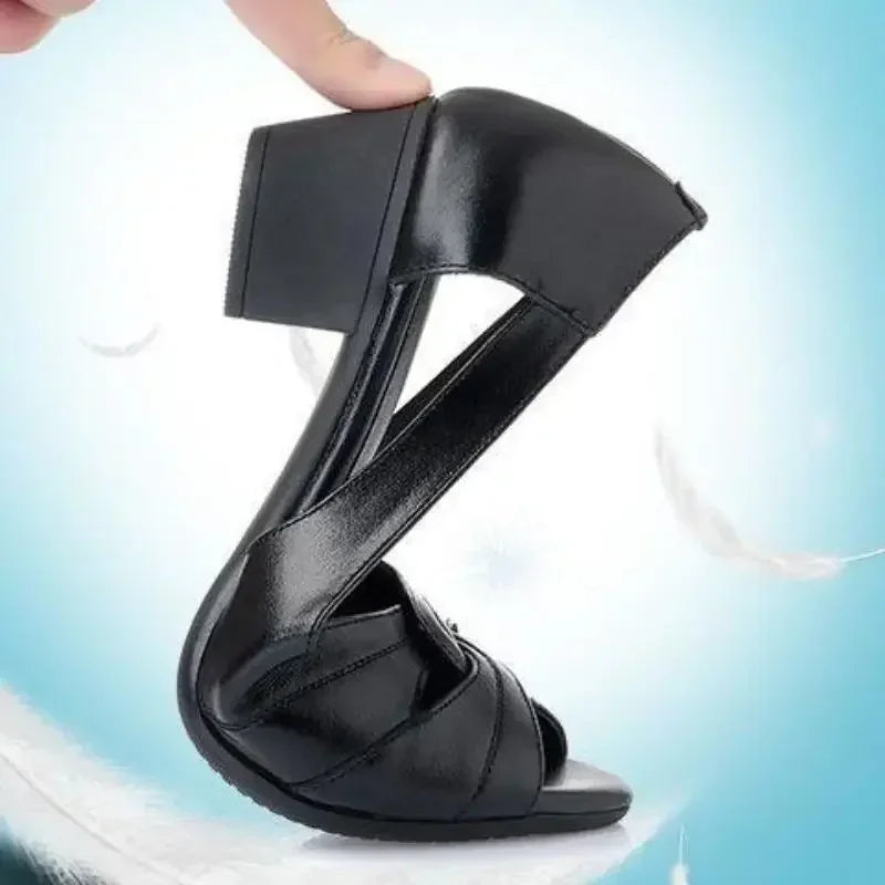 Women's Leather Pumps Black – Shop at OWNLUXE