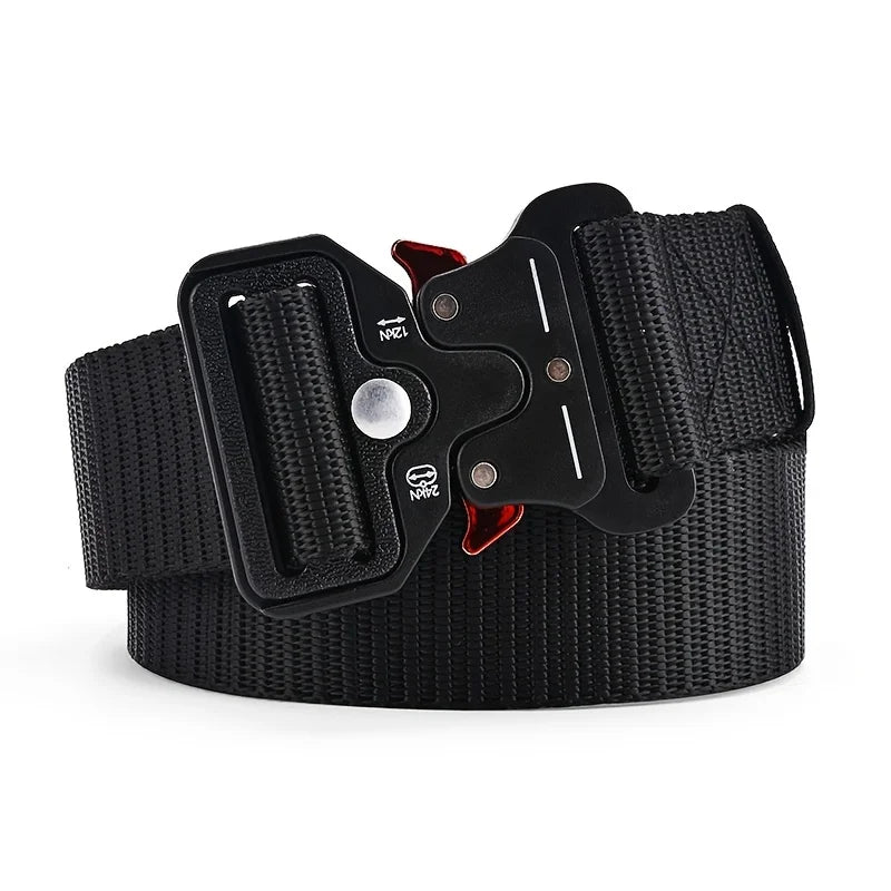 🪖Tactical Canvas Belt – Adjustable & Quick Release For Active Dad's | Ceinture tactique pour femmes – Réglable et à dégagement rapide 🪖