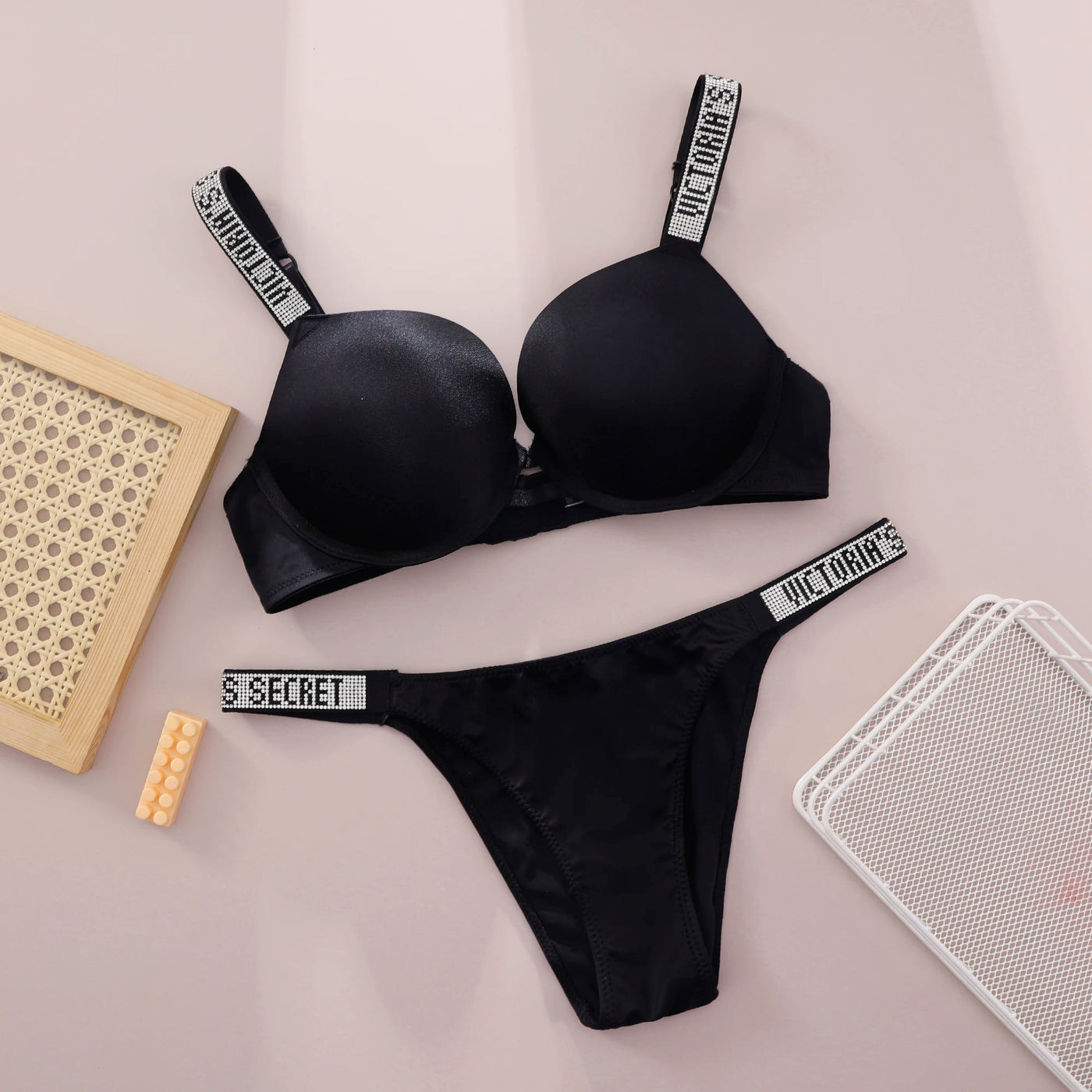 Push-Up Lace Adjustable Lingerie Set | OWNLUXE