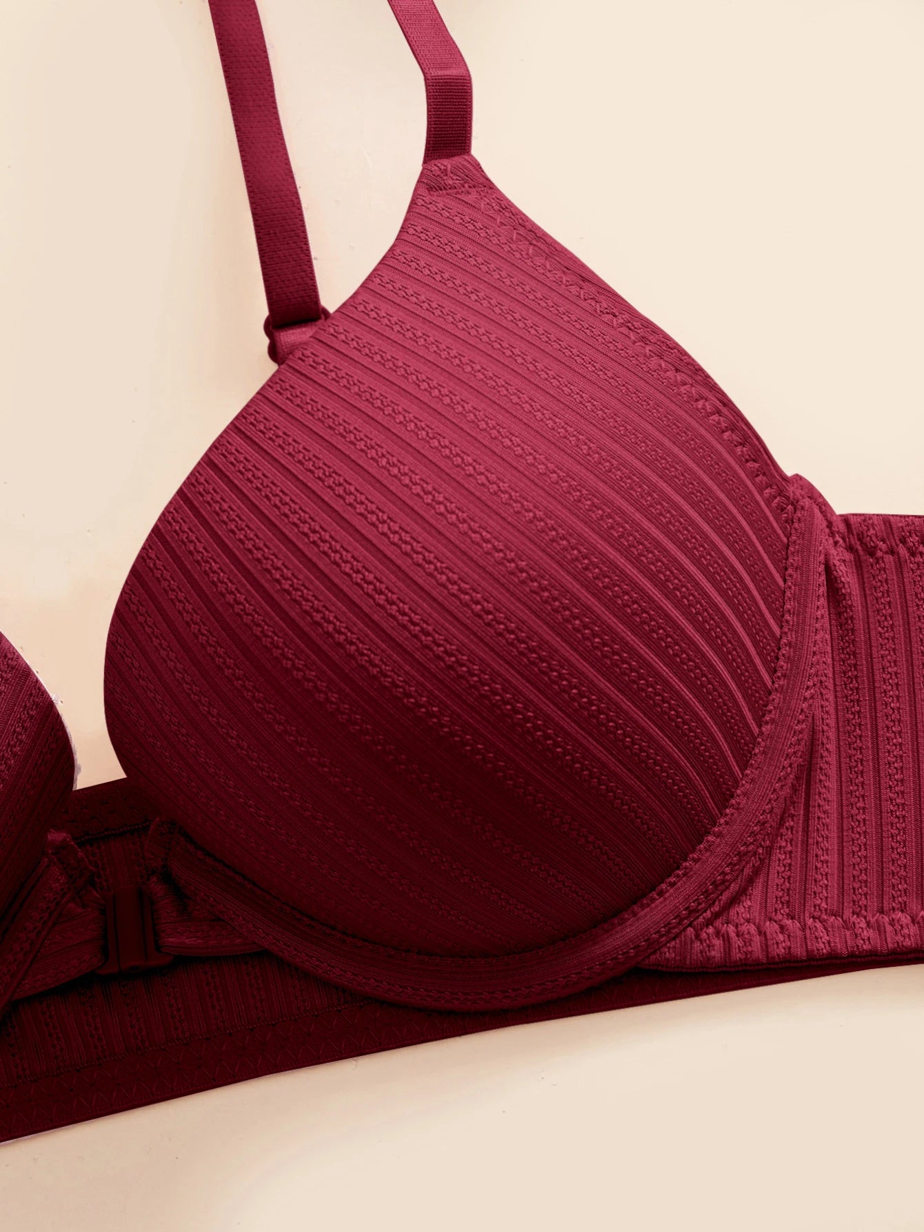 Push-Up Ribbed Bra | OWNLUXE