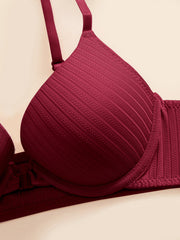Push-Up Ribbed Bra | OWNLUXE