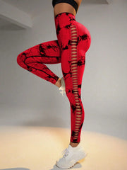 Seamless High Waist Yoga Leggings – Full-Length Quick-Dry